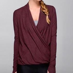 Lululemon wrap long sleeve shirt